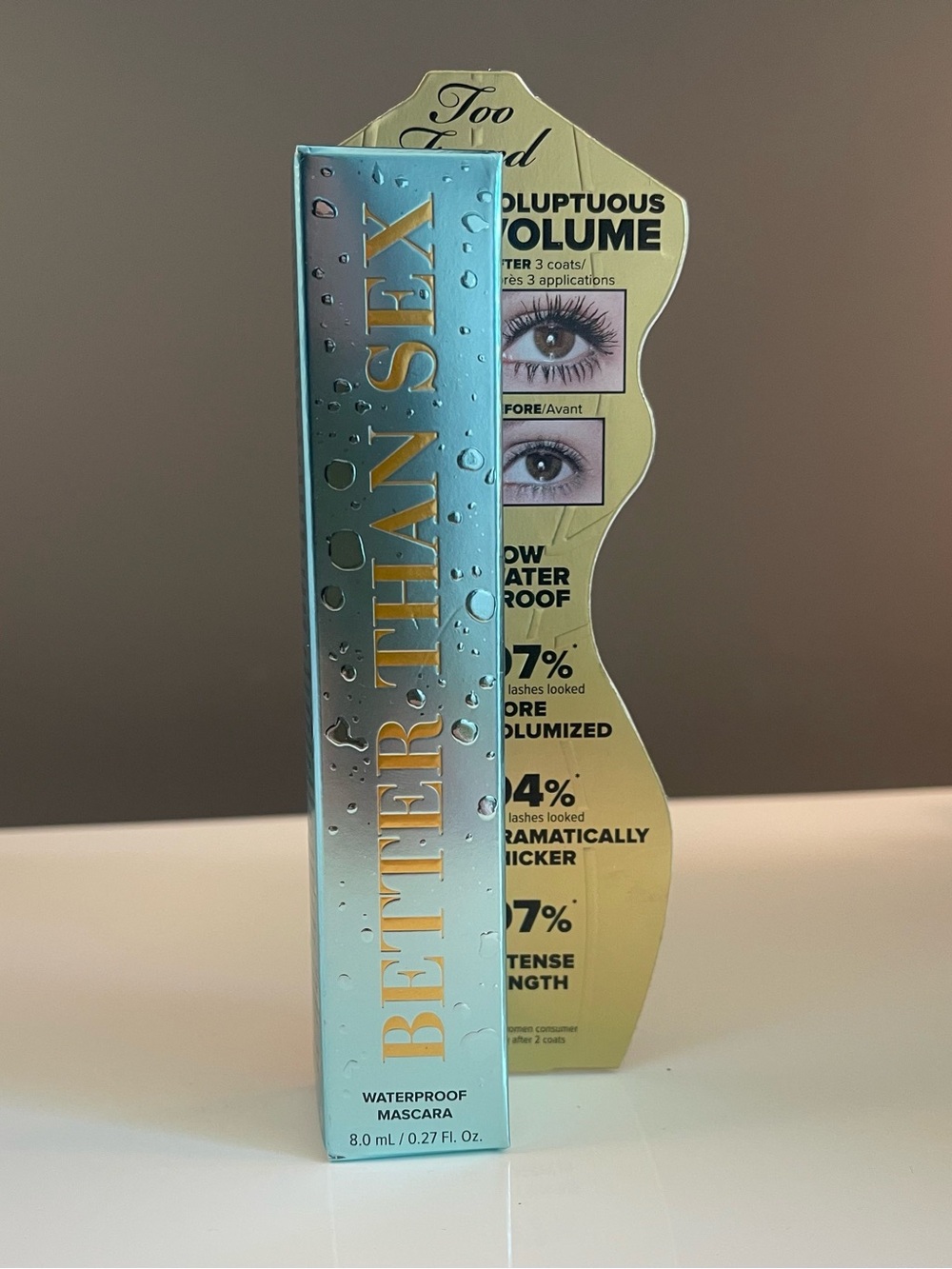 Too Faced Better Than Sex Volumizing & Lengthening Waterproof Mascara